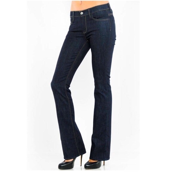 7 FOR ALL MANKIND Bootcut Jeans NWT Sz 27 Rinse - Picture 2 of 7